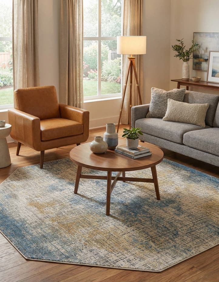 7' 10 x 7' 10 Deepa Octagon Rug
