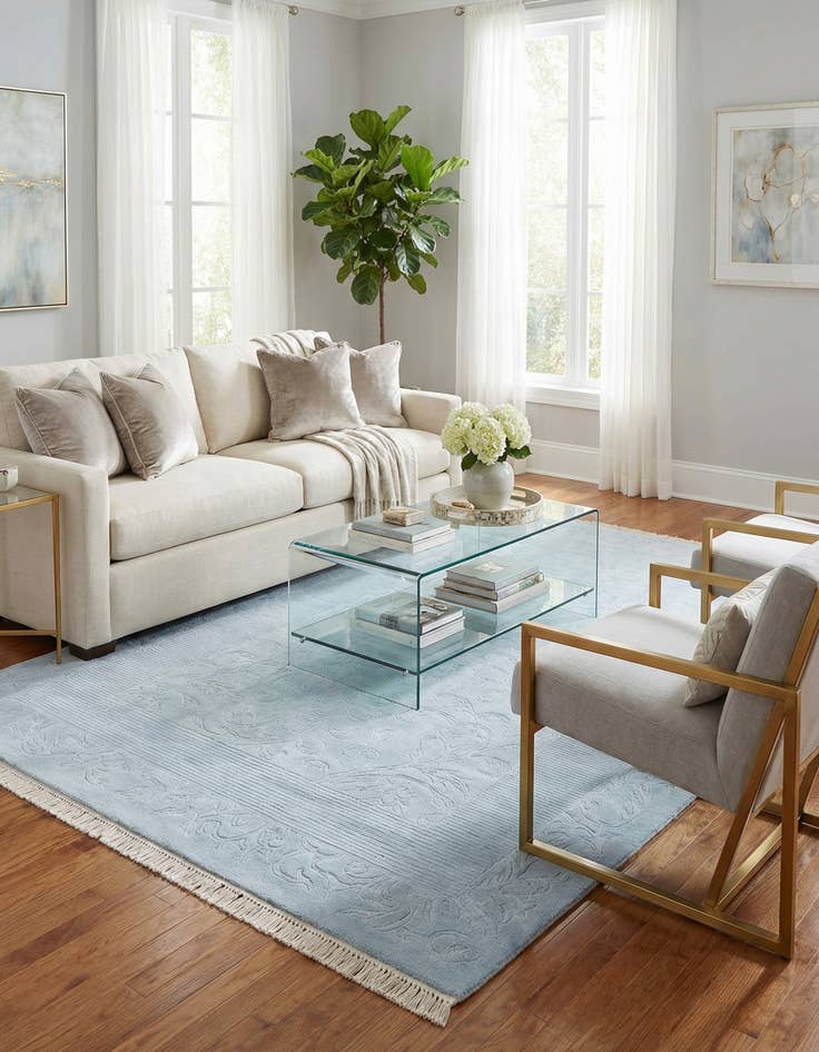 Detail image of 5' 7 x 7' 10  Hand Knotted Darya Wool Rug