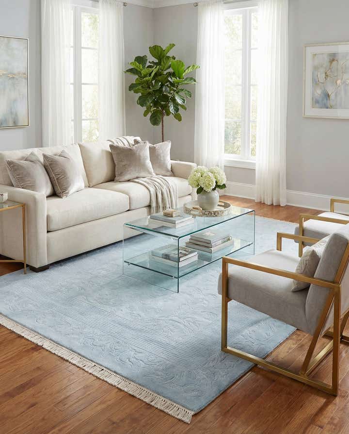 5' 7 x 7' 10 Hand Knotted Darya Wool Rug