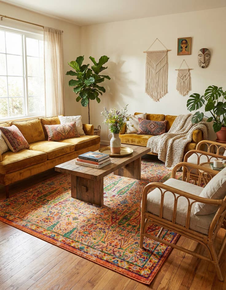 Detail image of  5' 3 x 8' Calypso Rug