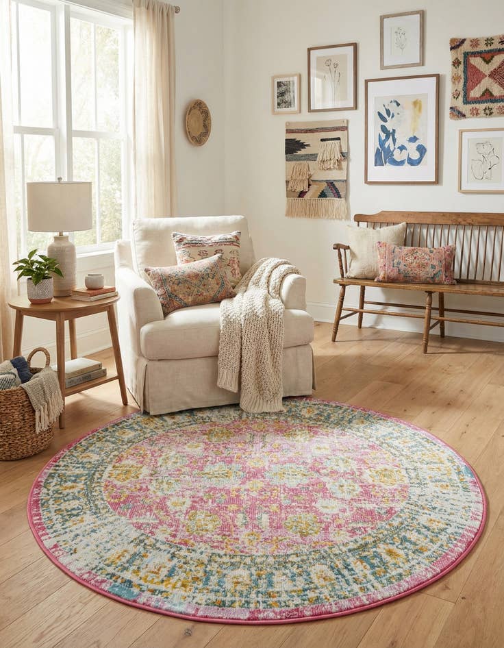 Detail image of  3' 3 x 3' 3 Paragon Round Rug