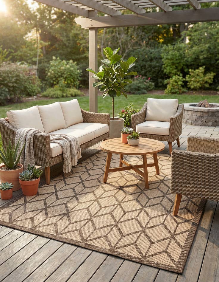 Detail image of 5' 5 x 8' Dunes Rug