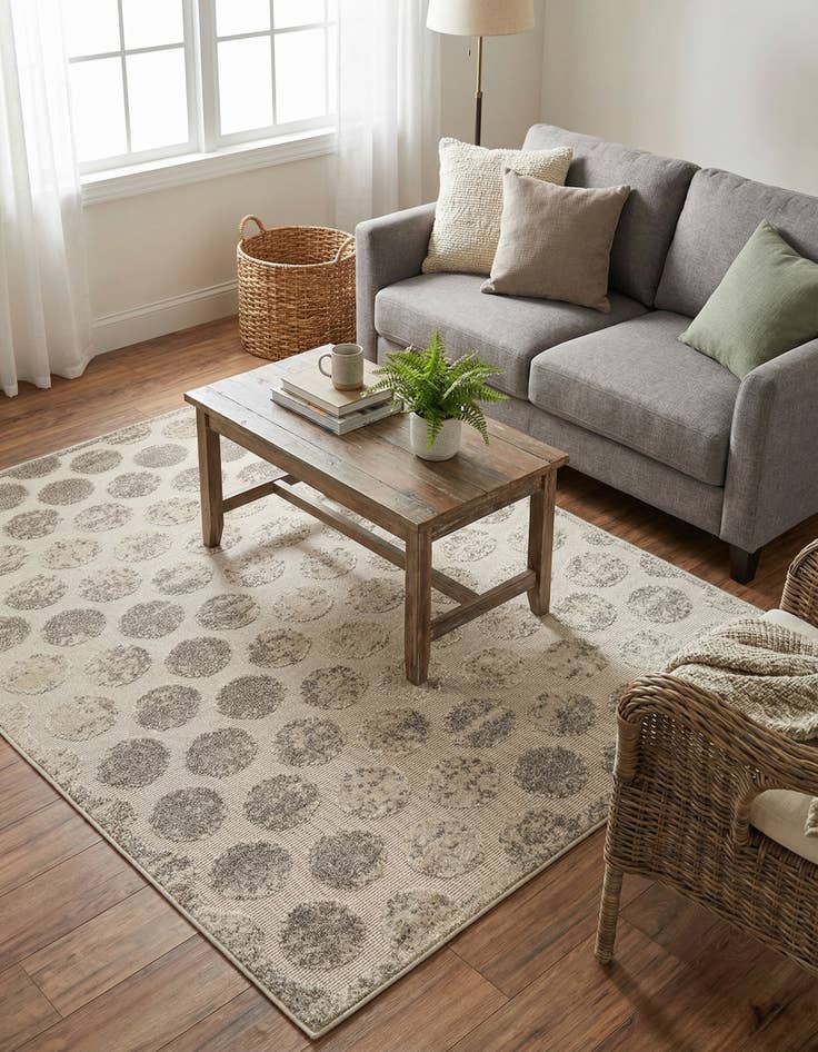 Detail image of  4' x 6'  Washable Sabrina Soto Indoor / Outdoor Rug