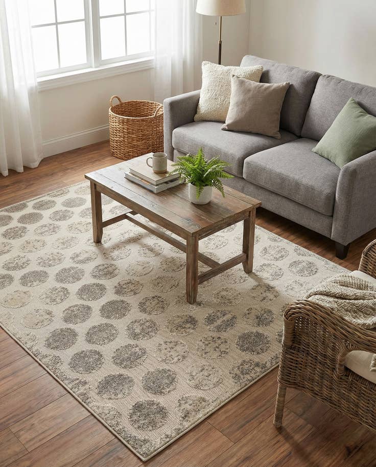 Detail image of 4' x 6' Easy-Clean Sabrina Soto Indoor / Outdoor Rug