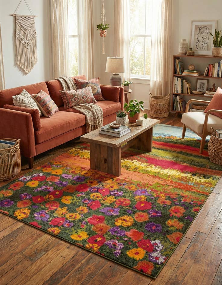 Detail image of 10' 6 x 16' 5  Washable Casablanca Rug