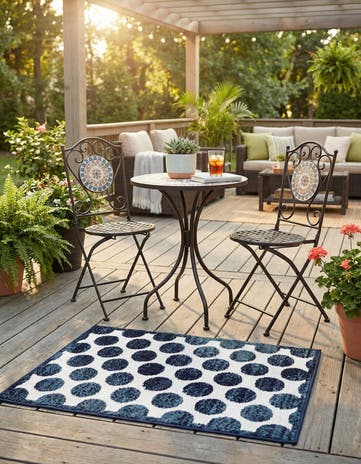 2' x 3' Easy-Clean Sabrina Soto Indoor / Outdoor Rug