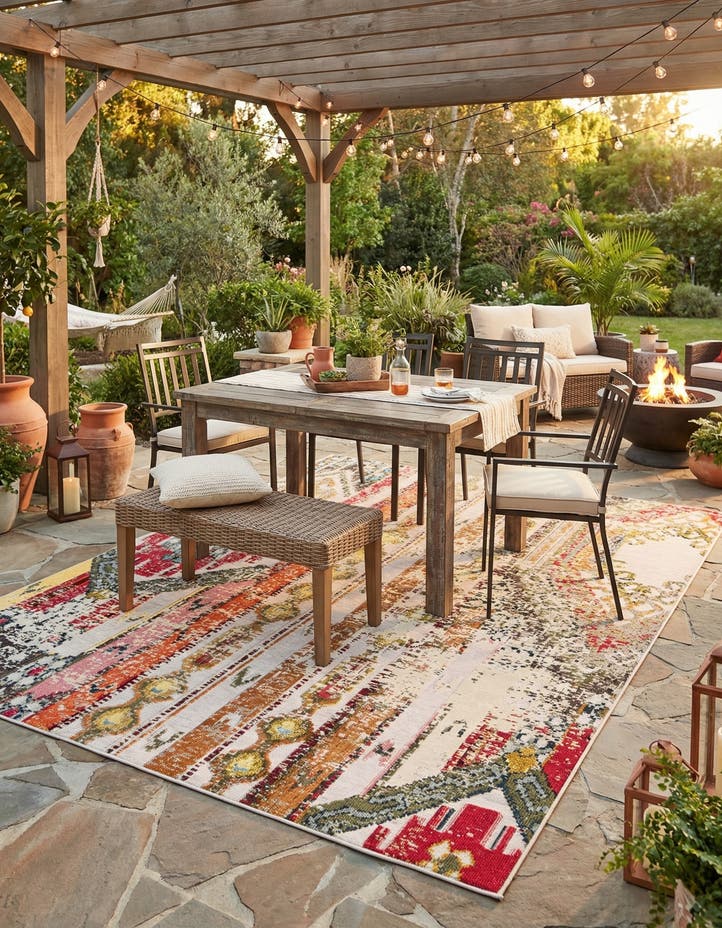 9' x 12' Easy-Clean Casablanca Indoor / Out...