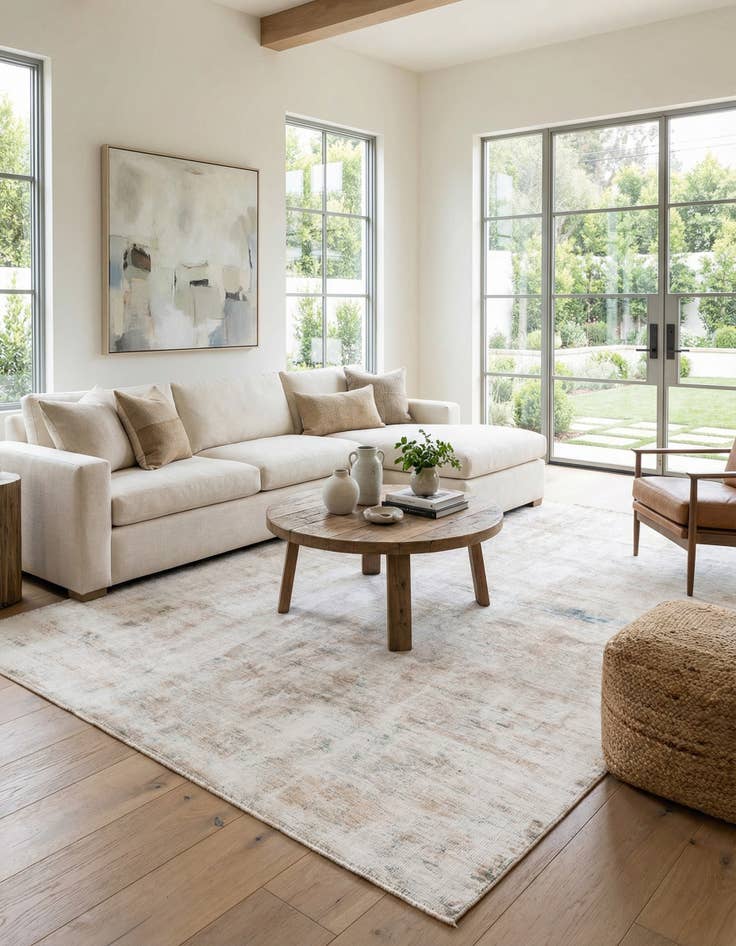 Detail image of  6' 4 x 11' 1  Hand Knotted Ultra Vintage Persian Wool Rug