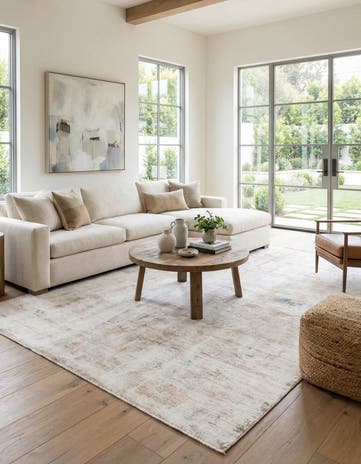 6' 4 x 11' 1 Hand Knotted Ultra Vintage Persian Wool Rug
