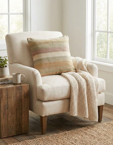 2' 4 x 2' 5 Hand Woven Pillow Wool Square Rug