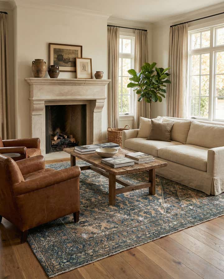 7' 6 x 11' 4 Hand Knotted Ultra Vintage Persian Wool Rug