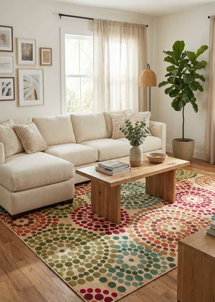 10' x 12' 2 Easy-Clean Modern Indoor / Outdoor Rug