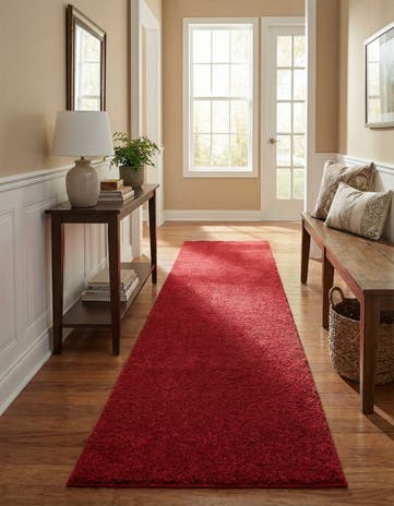 2' 2 x 13' Solid Frieze Runner Rug