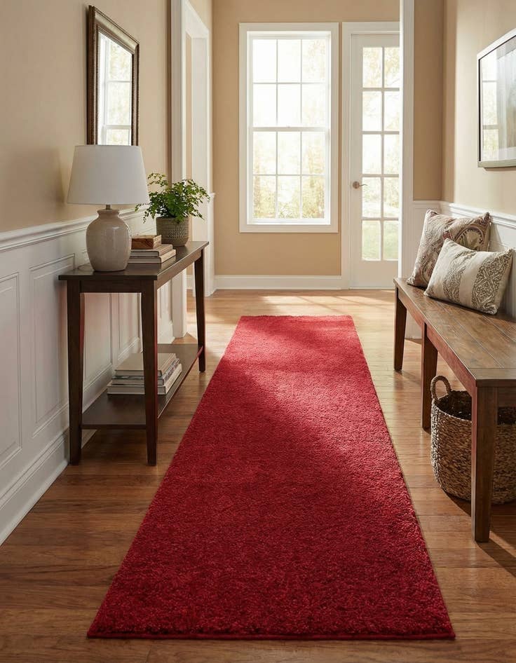 Detail image of  2' 2 x 13' Solid Frieze Runner Rug