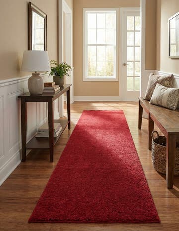 2' 2 x 13' Solid Frieze Runner Rug