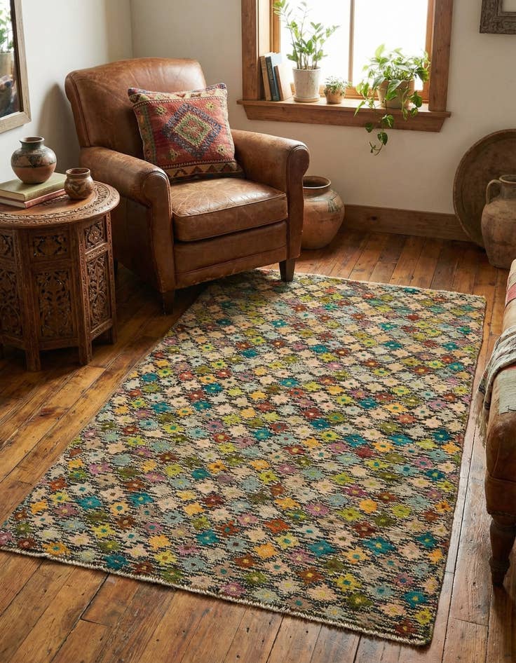 Detail image of 3' x 5' 2  Hand Knotted Balouch Wool Rug