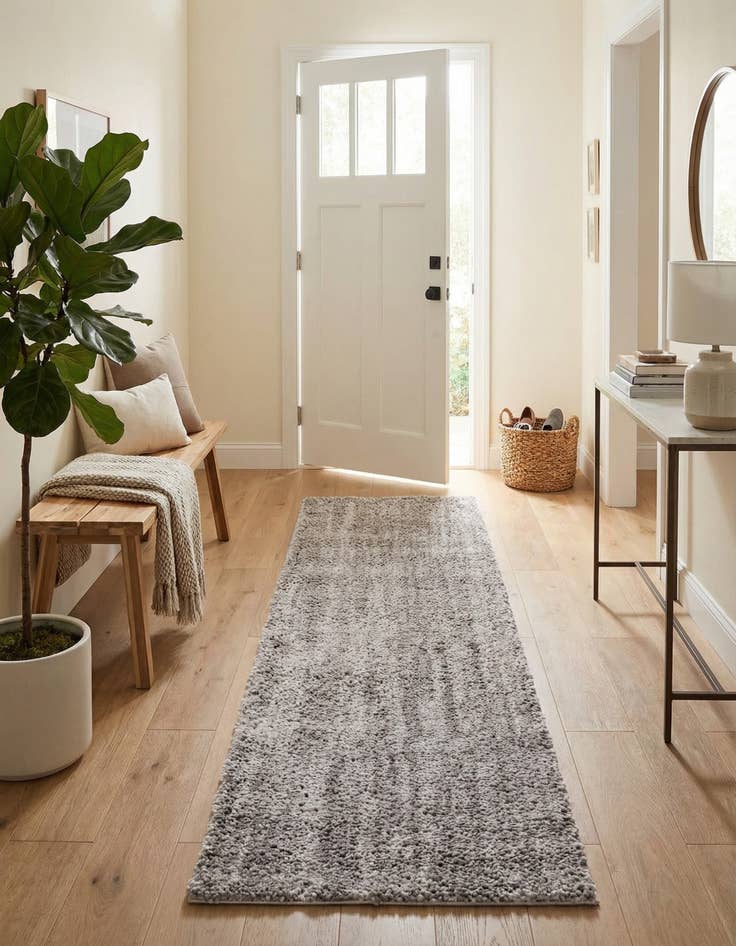 Detail image of  2' 7 x 10' Jill Zarin Shaggy Chic Runner Rug