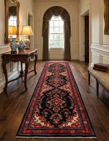 3' 5 x 13' 9 Mahal Wool Runner Rug