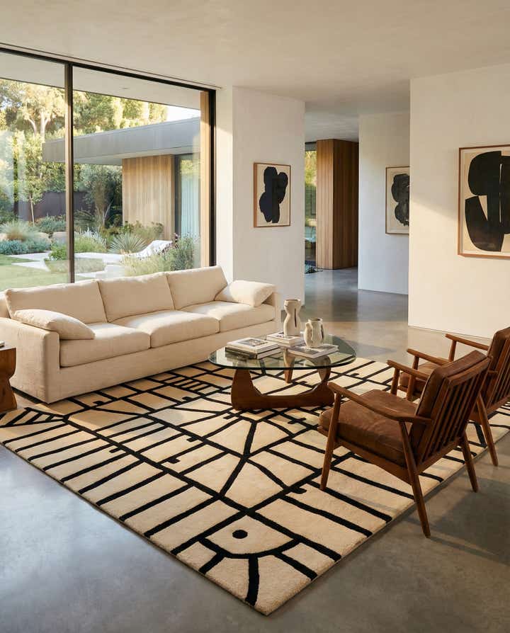 8' 2 x 8' 3 Luna Wool Square Rug