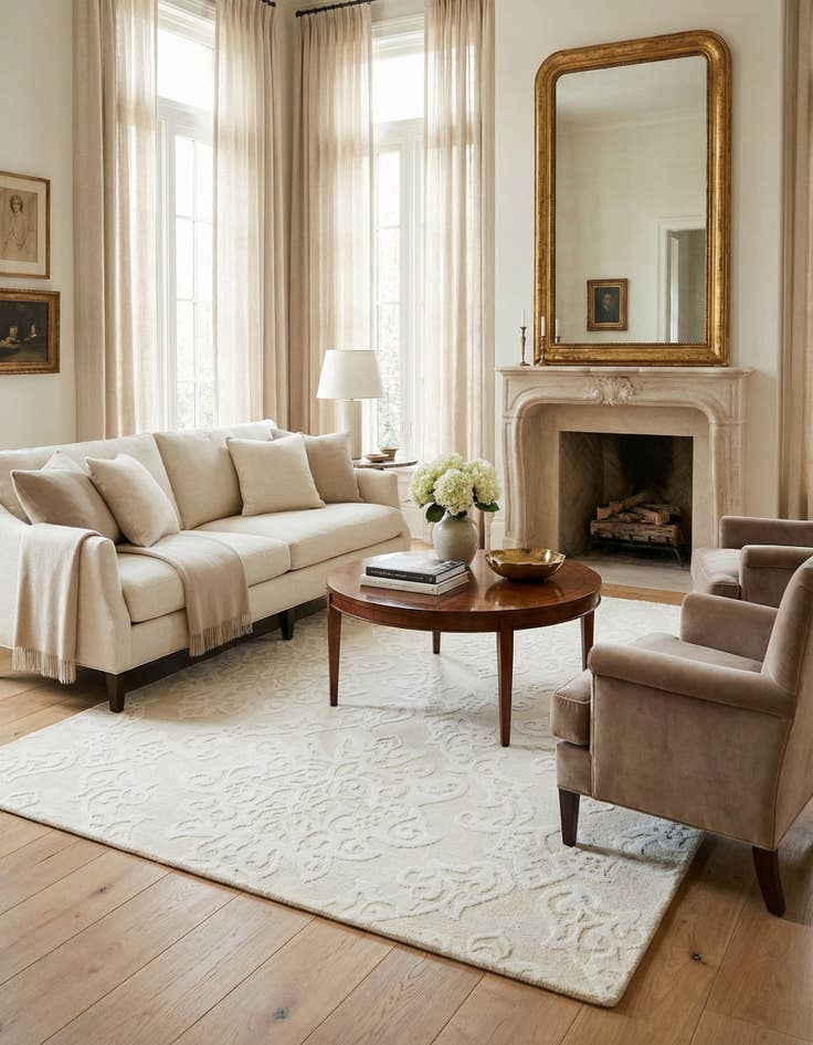 Detail image of 4' 1 x 6' 1 Darya Rug