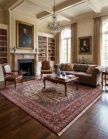 8' 2 x 11' 4 Isfahan Rug