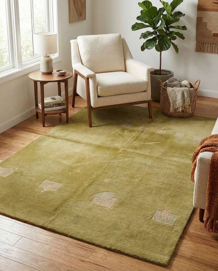 5' 8 x 7' 10 Hand Knotted Tibet Wool Rug