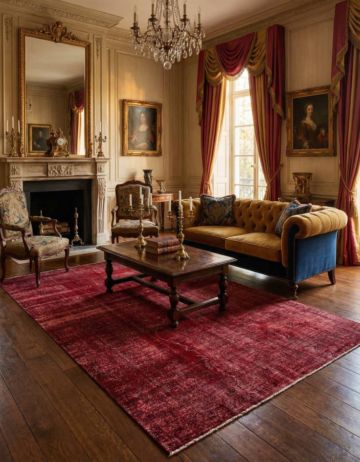 Detail image of 6' 8 x 9' 8 Vintage Royal Rug