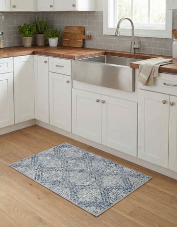Blue Kamala Washable Rug
