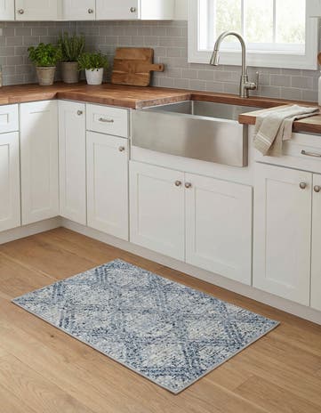 Blue Kamala Washable Rug
