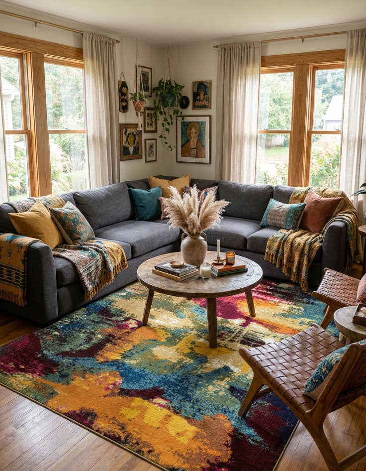 Detail image of 10' 6 x 16' 5  Washable Casablanca Rug