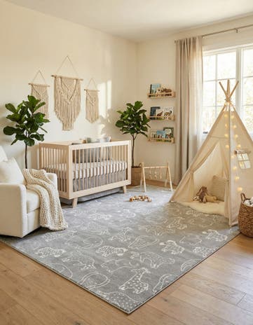 10' x 13' Whimsy Kids Rug