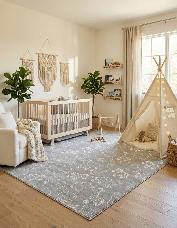 Detail image of 10' x 13' Whimsy Kids Rug