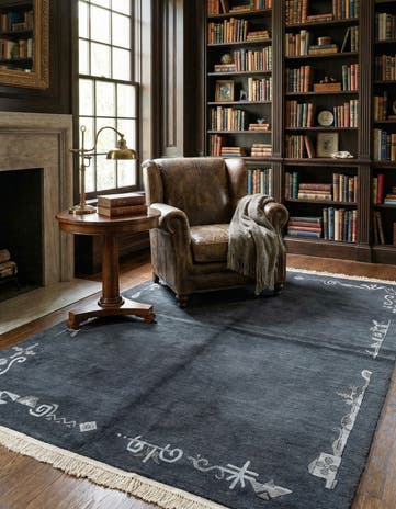 5' 8 x 8' 1 Hand Knotted Tibet Wool Rug