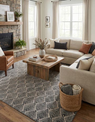 10' x 13' Eco Trellis Rug