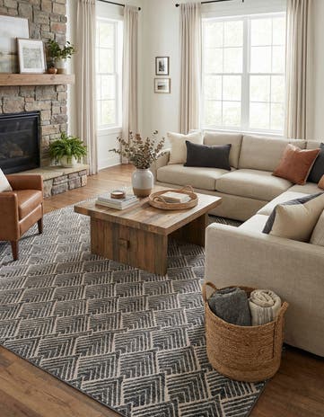 10' x 13' Eco Trellis Rug