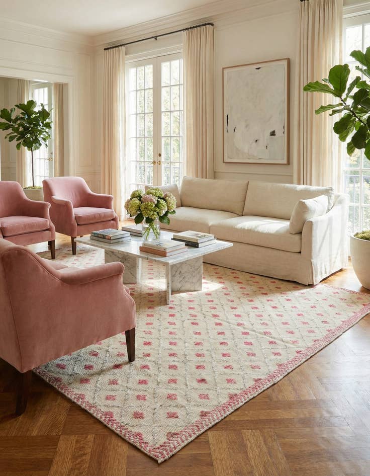 Detail image of  7' 11 x 10' 1  Hand Knotted Darya Wool Rug