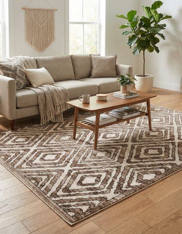 Chocolate Brown Hermitage Rug