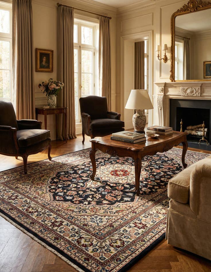 Detail image of 3' 3 x 4' 10 Mood Wool Rug