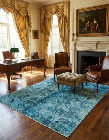 6' 4 x 6' 7 Vintage Royal Rug