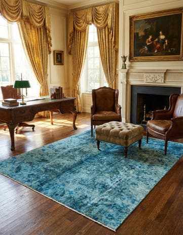 6' 4 x 6' 7 Vintage Royal Rug