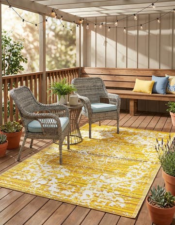 4' x 6' Easy-Clean Vista Breeze Indoor / Outdoor Rug