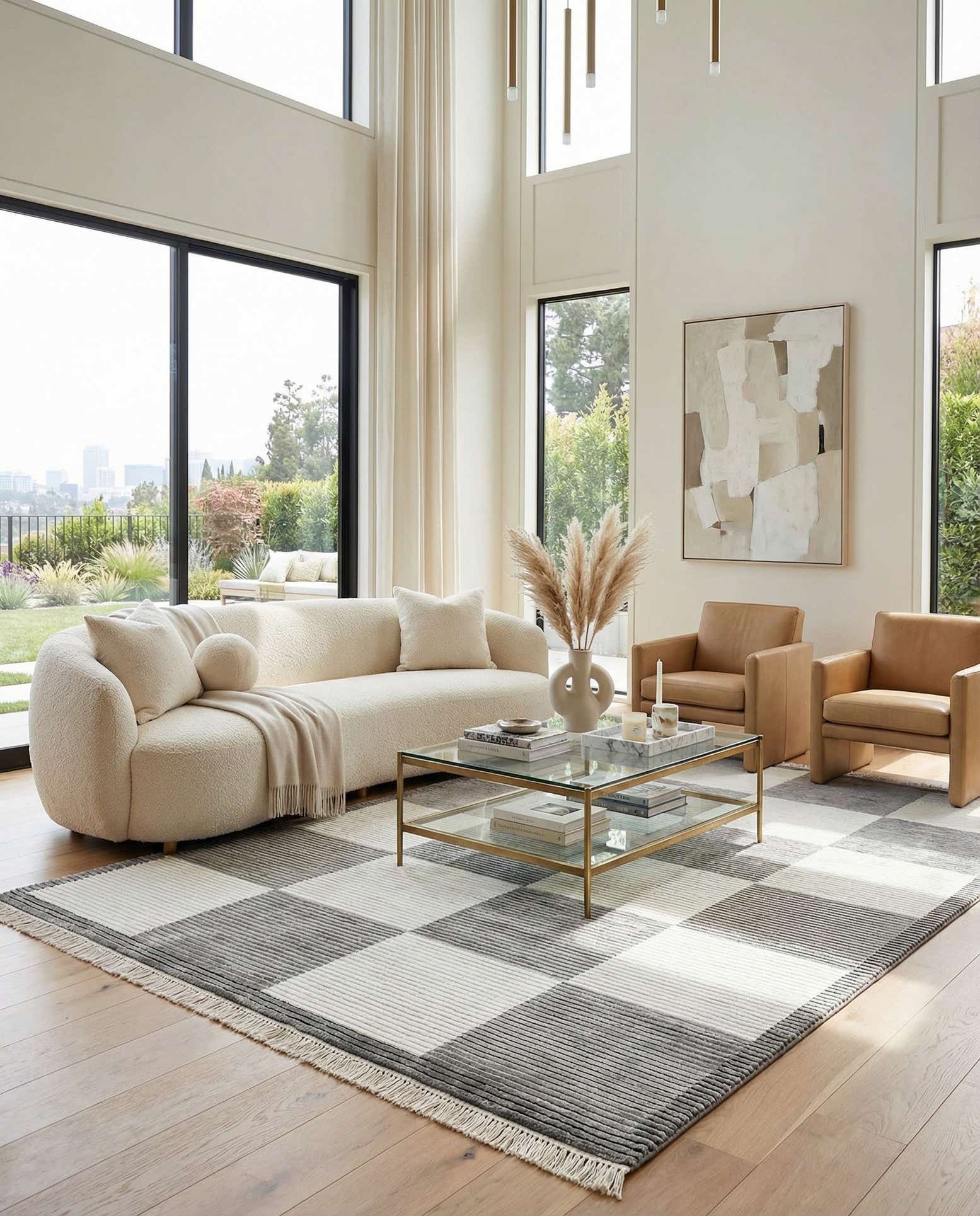 5' 6 x 7' 9 Hand Knotted Darya Wool Rug