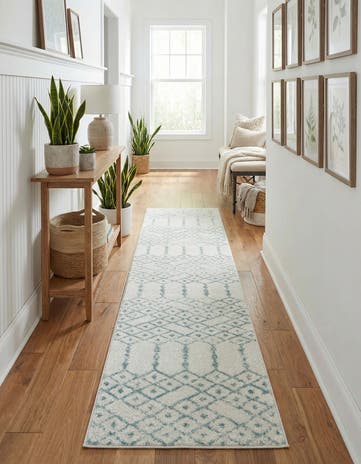 2' x 9' 10 Paxon Trellis Runner Rug