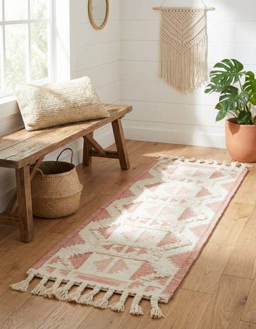 2' 2 x 6' 1 Hand Woven Arizona Wool Runner Rug