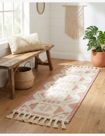 2' 2 x 6' 1 Hand Woven Arizona Wool Runner Rug
