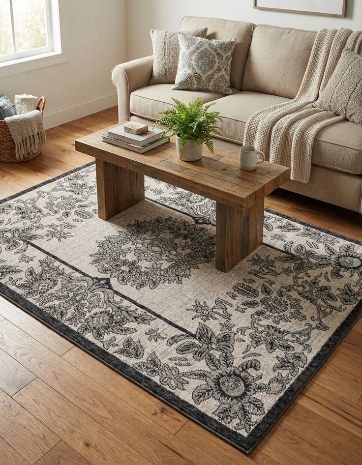 Detail image of 4' x 6' Eco Traditional Rug