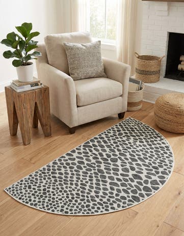 3' x 6' Easy-Clean Jill Zarin Cape Town Indoor / Outdoor Hearth Rug
