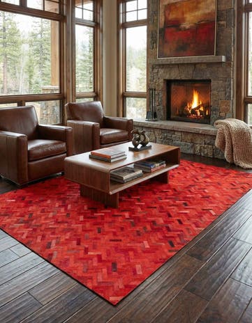 5' x 7' 9 Cowhide Rug