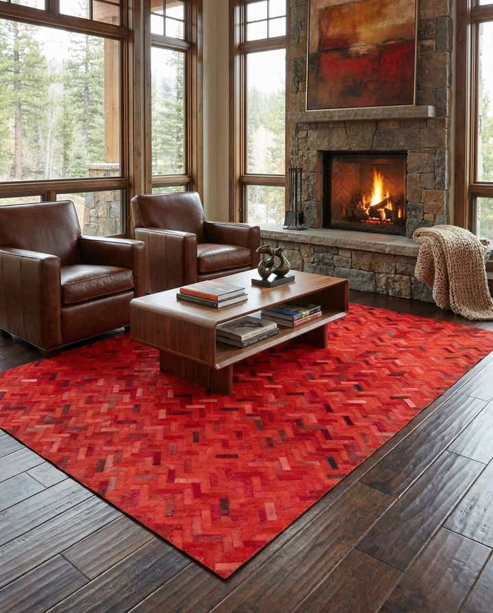 5' x 7' 9 Cowhide Rug