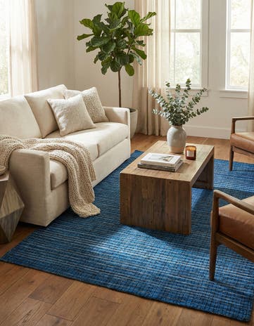 4' 8 x 6' 4 Hand Knotted Darya Wool Rug